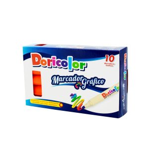 Marcador Gráfico Doricolor x 10 uds