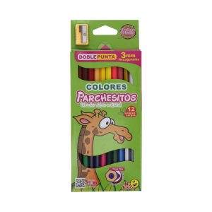 Colores 3 mm Doble Punta Parchesitos x 12 uds