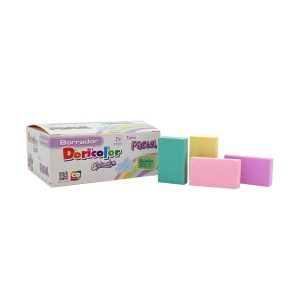 Borrador Pastel Surtido P3 Doricolor x 24 uds