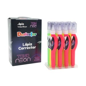 Corrector Líquido Doricolor 7 ml  Neón x 12 uds