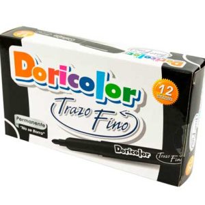 Marcador Trazo Fino Doricolor x 12 uds