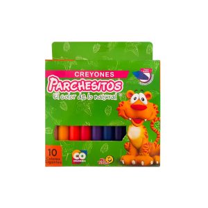 Creyón Gigante Parchesitos x 10 uds