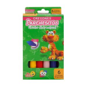 Creyón Gigante Parchesitos x 6 uds