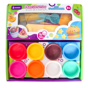 Plastimasa Set Yummy Food Parchesitos x 8 uds + Set de Juego
